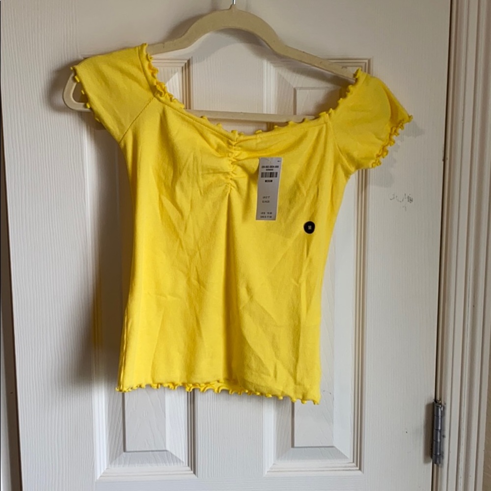 Yellow tee